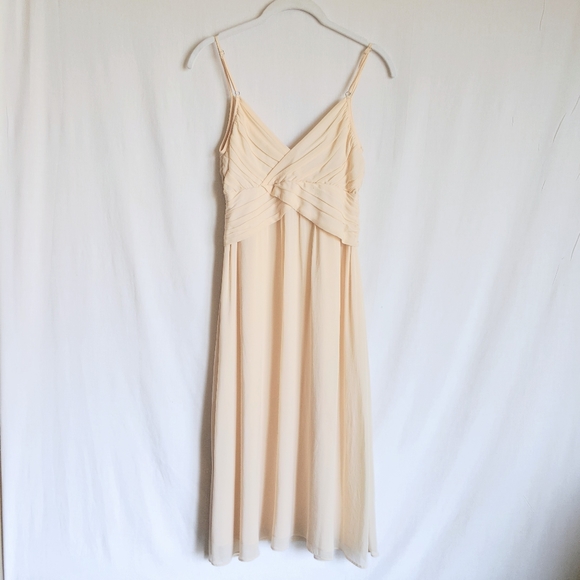 Theory Layna Blush Chiffon Silk Dress - Picture 6 of 10